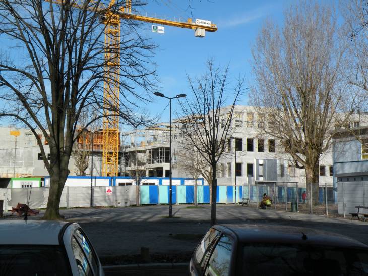  immeuble en construction, place André Meunier